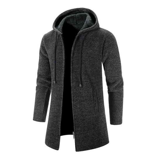 Mese™ | Cappotto da Uomo In Lana con Cappuccio