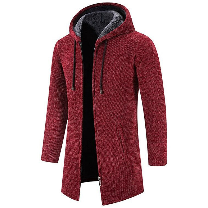 Mese™ | Cappotto da Uomo In Lana con Cappuccio