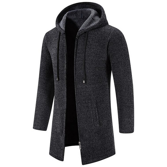 Mese™ | Cappotto da Uomo In Lana con Cappuccio