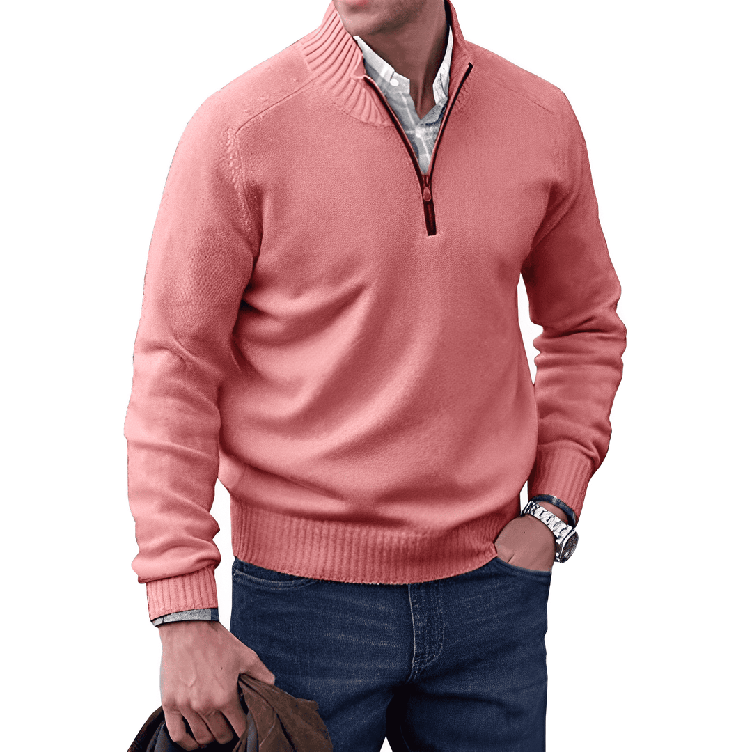 Paulie™ | Maglione Con Zip In Cashmere Elegante Benoit