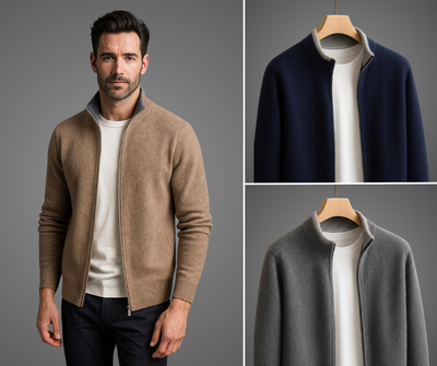 Marzini – Gilet in Maglia con Zip