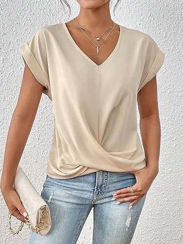 Fiona™ |  Elegante top a maniche corte