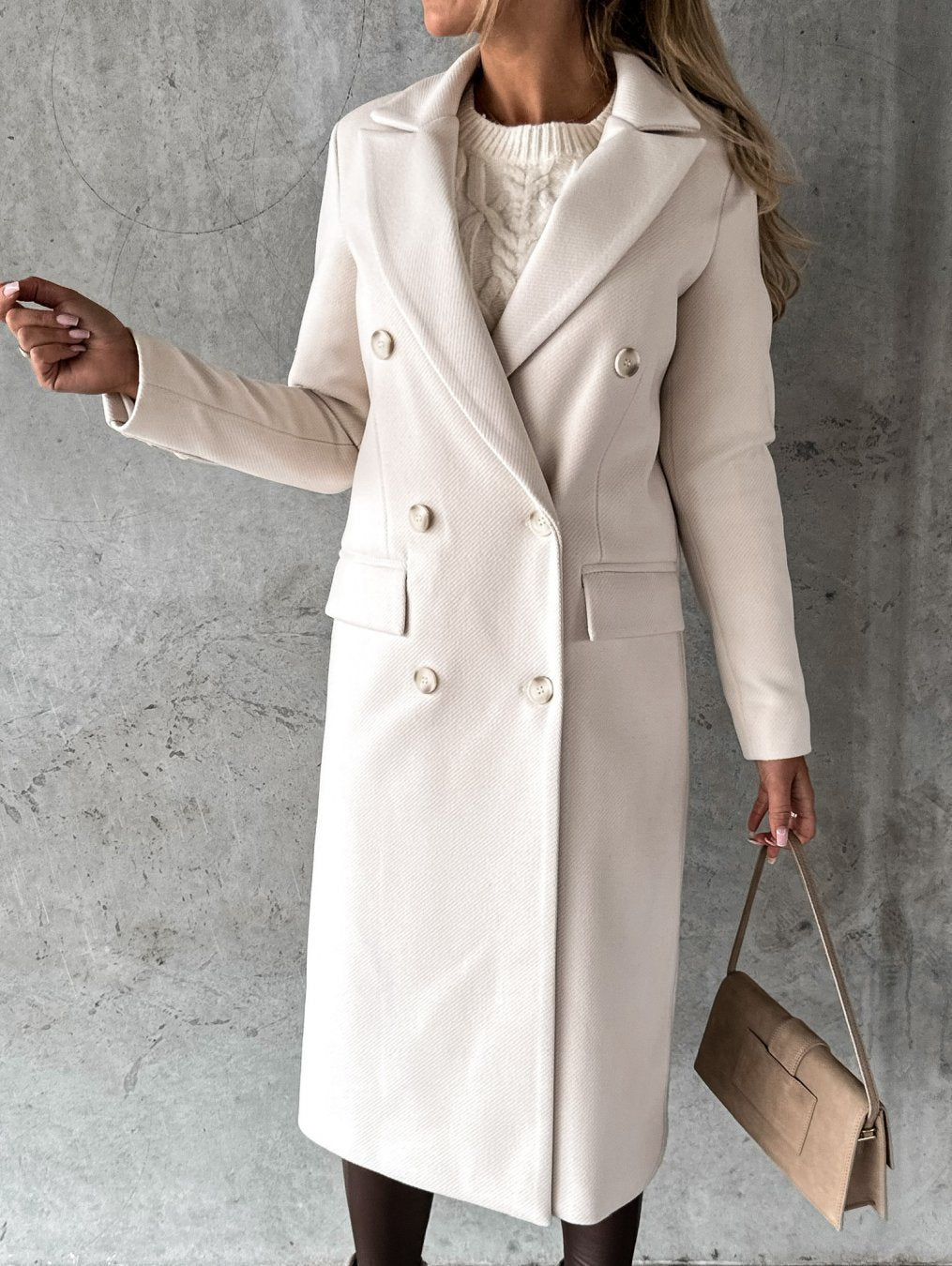 Leonora™ | Elegante Cappotto Lungo In Lana