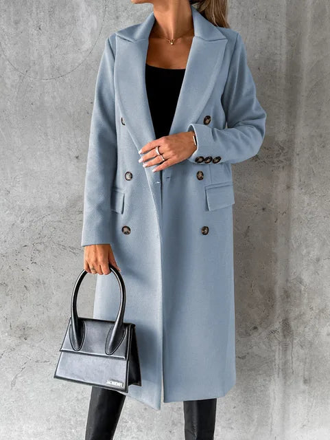 Leonora™ | Elegante Cappotto Lungo In Lana