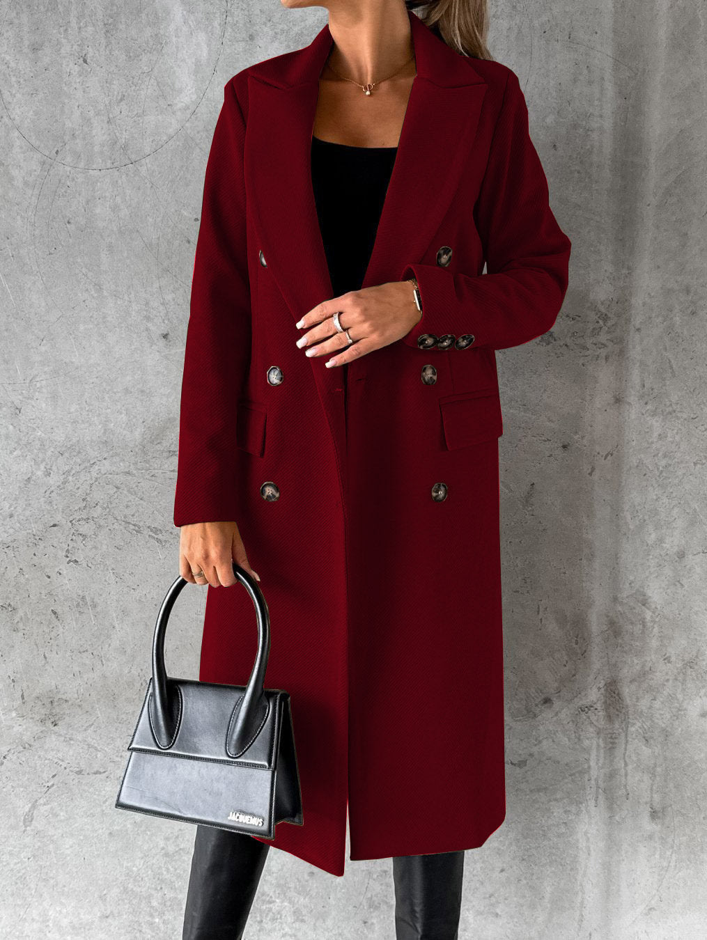 Leonora™ | Elegante Cappotto Lungo In Lana