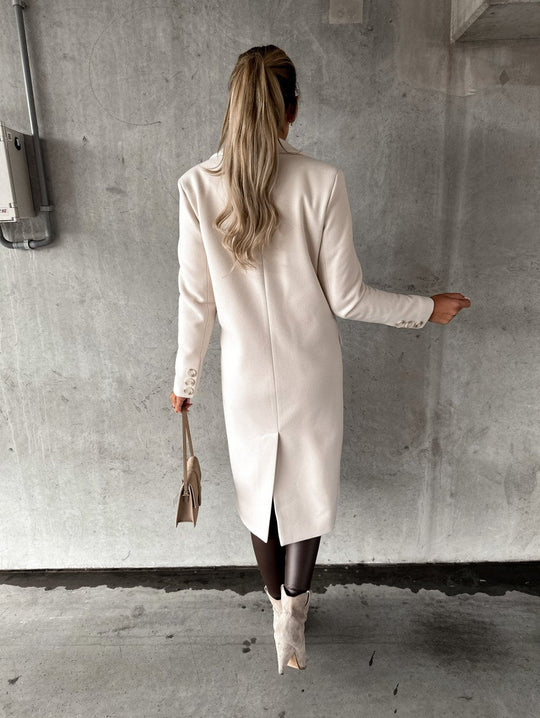 Leonora™ | Elegante Cappotto Lungo In Lana