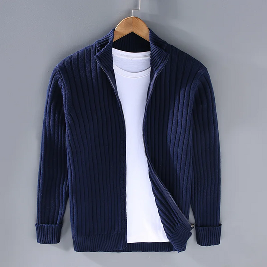 Mattia™ | Cardigan rilassato con zip