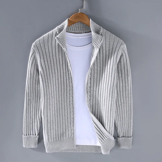 Mattia™ | Cardigan rilassato con zip