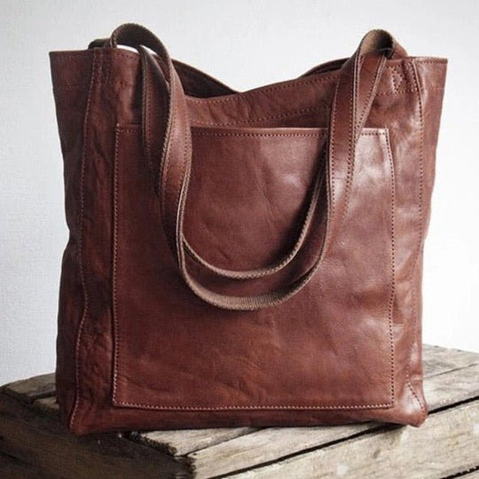 Marta™ | Elegante Shopper In Pelle