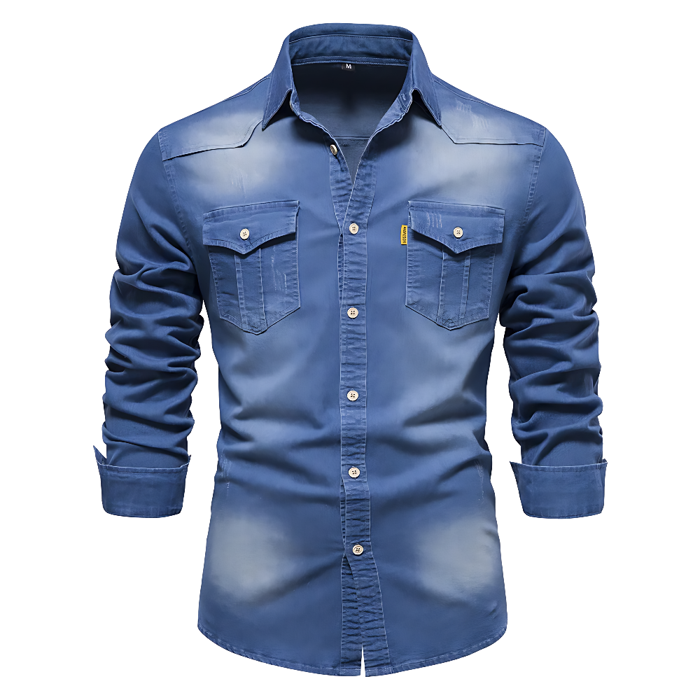 Carven - Camicia di Jeans Casual e Stile